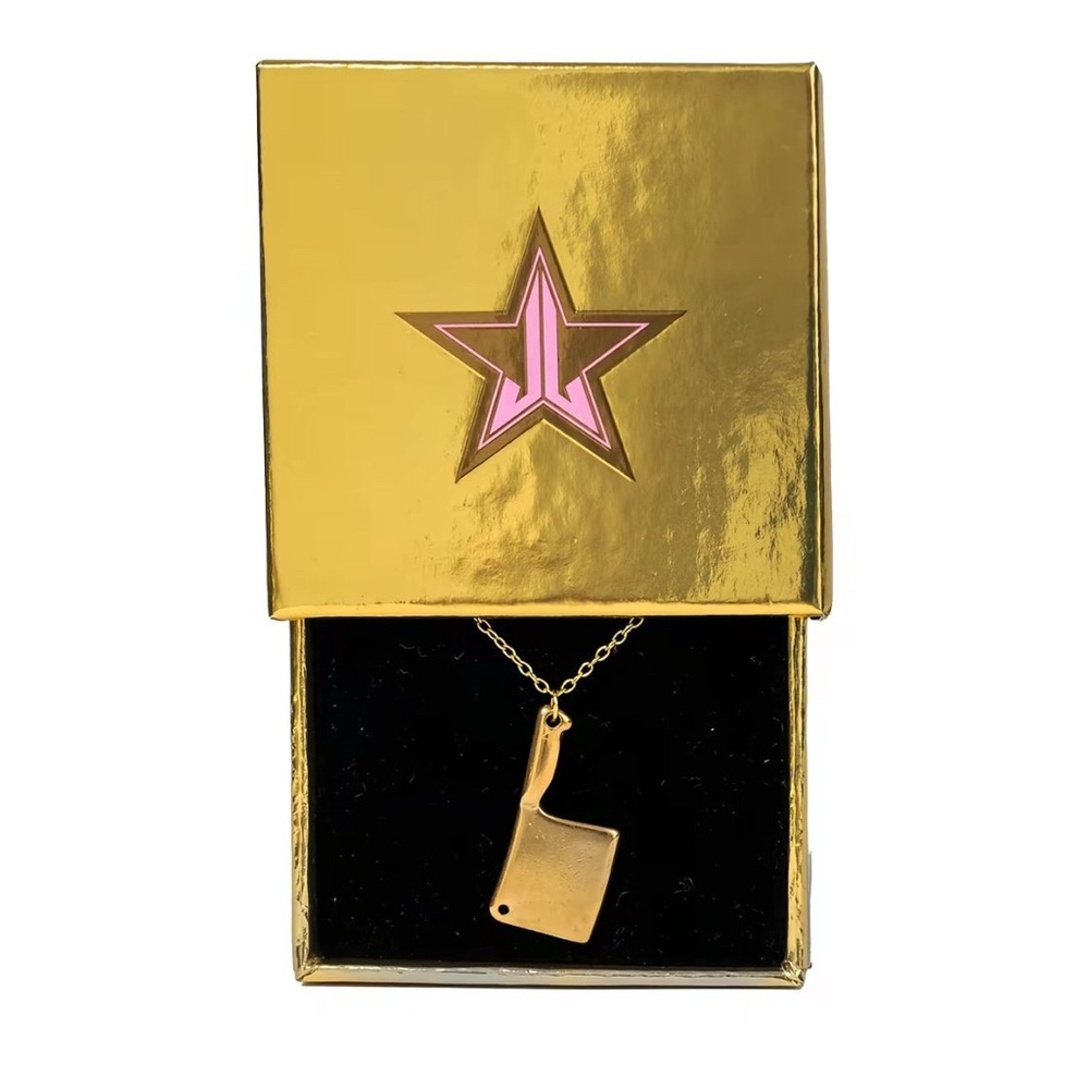Jeffree Star Gold Cleaver Necklace -BNIB